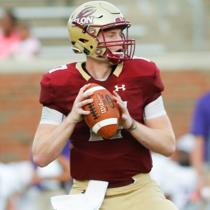 After a great conversation with @TonyTrisciani I am blessed to receive an offer from @ElonFootball ! @Coach_D_Folmar @CoachHarris20 @RRACKLEY9 @_coachMfrazier @RamsFootballNC @mpholderman @QBC_Charlotte