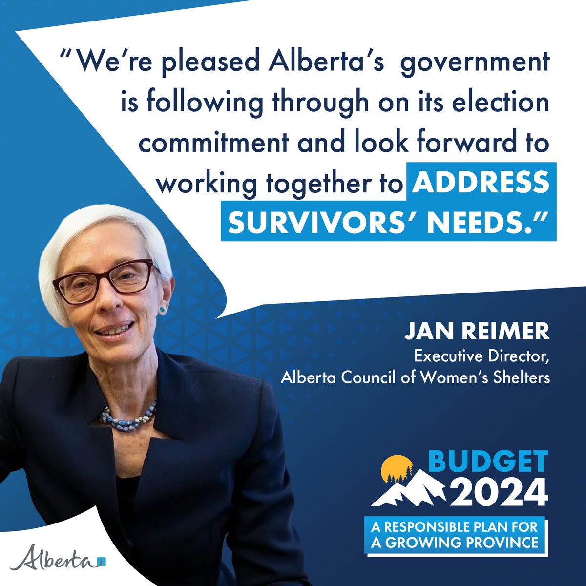 We're following through on our commitment to increase funding to women's emergency shelters through Budget 2024. I look forward to working with the Alberta Council of Women's Shelters (@womenshelter) in making sure Albertans have a safe place to turn and the resources they need.