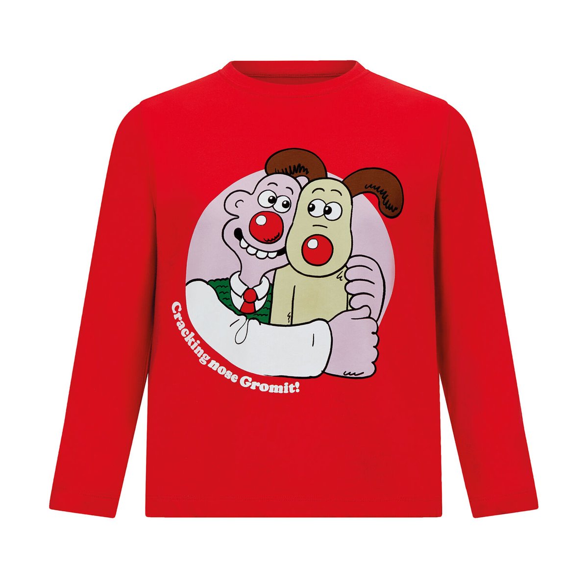 My sister asked me to look out for a #ComicRelief2024 #RedNoseDay t-shirt for my niece for school. I couldn't resist buying her one from the @TKMaxx_UK Aardman Wallace and Gromit range. 'Cracking nose Gromit!'. 🔴