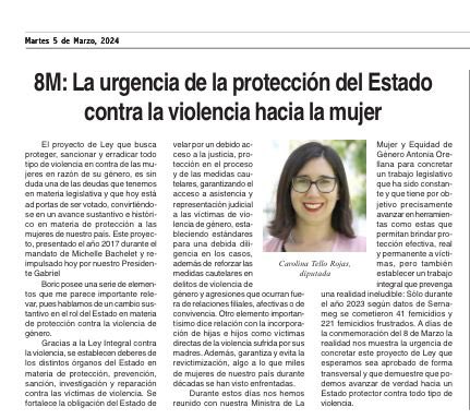 Carolina Tello Diputada D5 tweet media