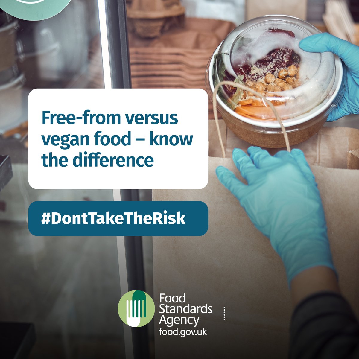 Got an allergy to milk, eggs, crustacea, fish or molluscs? Never assume a product labelled as vegan is safe. Vegan food is at high risk of cross-contamination. So says the FSA #DontTakeTheRisk Use the SFBB+ App to manage your allergens sfbbplus.co.uk