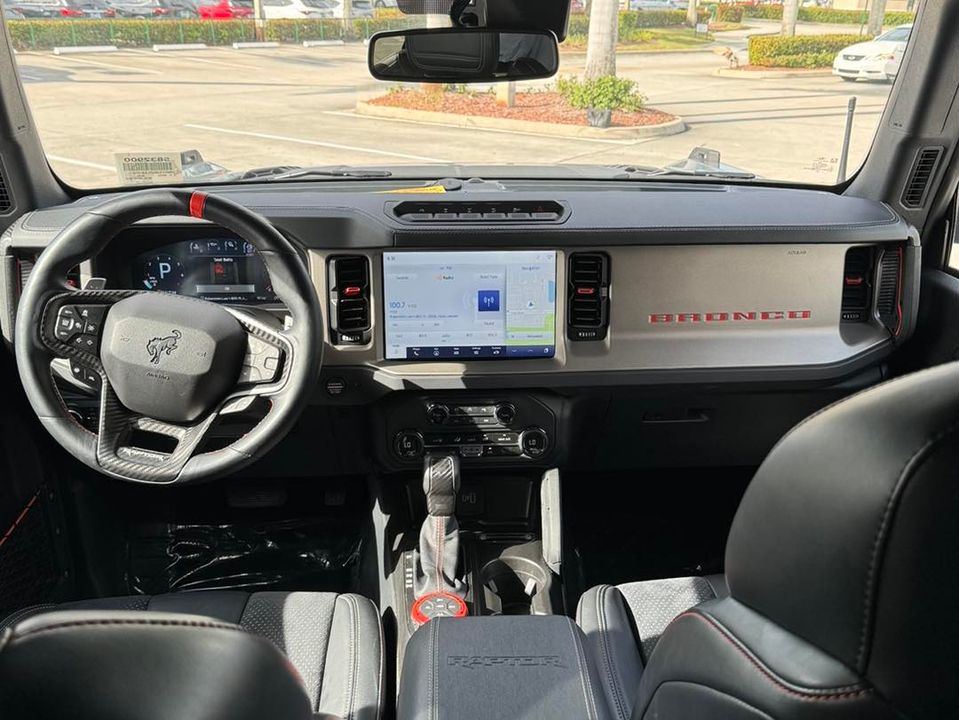 We have one of the most amazingly built American Trucks here available for sale in #PembrokePines! Check out this 2023 Ford Bronco Raptor. Only 5k miles! Come by and see this beauty