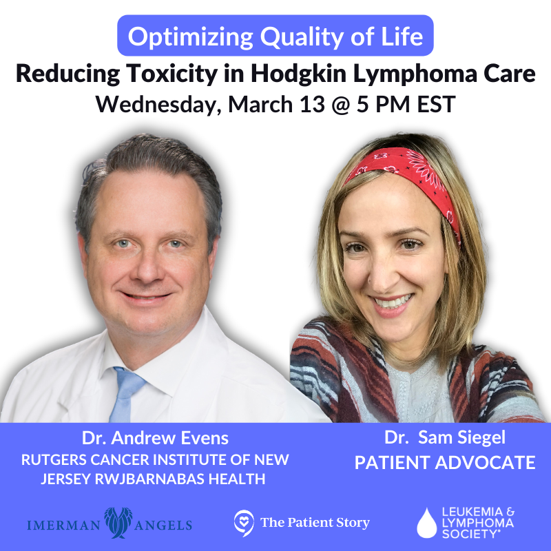Patient_Story's tweet photo. REGISTER NOW to learn how #hodgkinlymphoma treatments are changing! Top lymphoma expert @DrAEvens and patient advocate Dr. Sam Siegel discuss reducing toxicity in cancer care.
REGISTER HERE: https://t.co/M1KFPRMmzh
Key Topics Covered:
* Holistic therapies: New approaches to mitigate chemo toxicity
* Quality of life: A holistic approach to supportive care like mental health strategies and lifestyle
* Treatment side effects: managing neuropathy, chemo brain, and fatigue