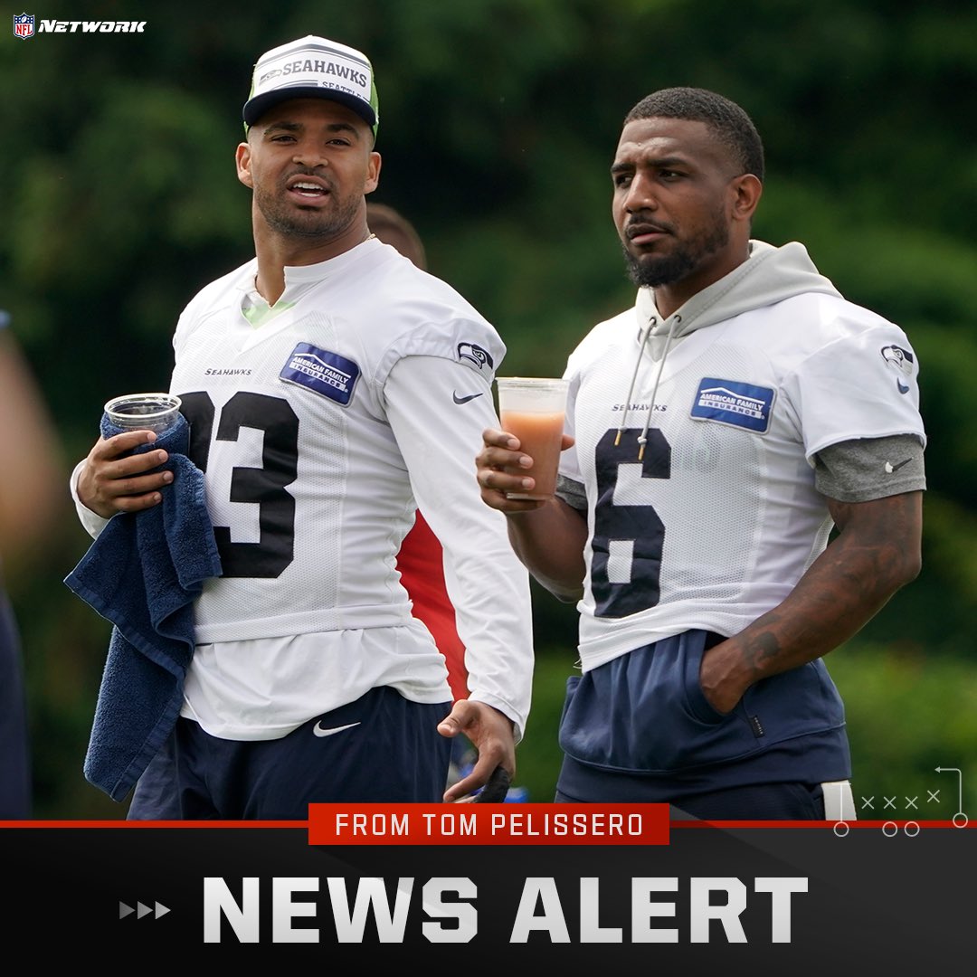 TomPelissero's tweet image. The #Seahawks are releasing three-time Pro Bowl safeties Jamal Adams and Quandre Diggs, per sources.
The moves save $27.5 million in cash and significant cap space for Seattle, which will look a lot different in the Mike Macdonald era.