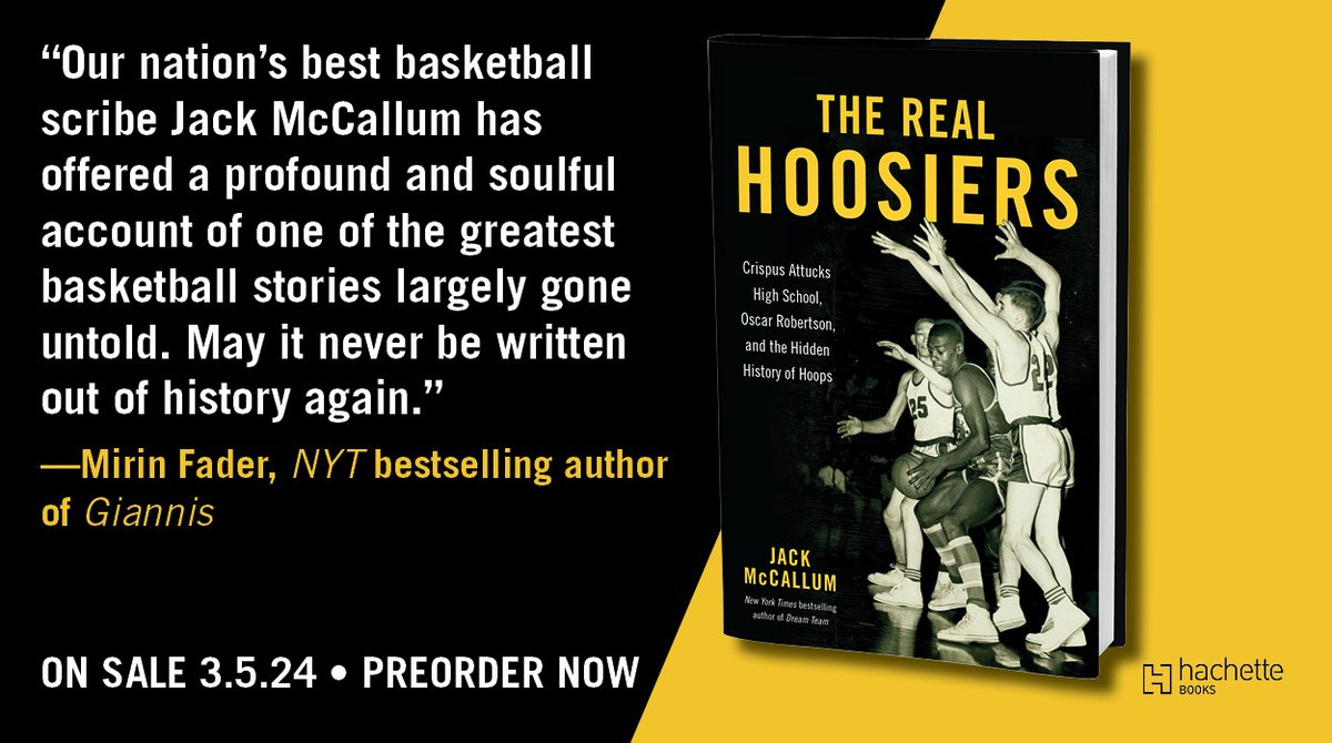 Well, it's Super Tuesday. I refer, of course, to the official pub day for THE REAL HOOSIERS from @HachetteBooks. (I understand there are also elections scheduled today?) Anyway, @MirinFader liked it, and she is a writer you know or should know. Early orders help a book. Thanks.