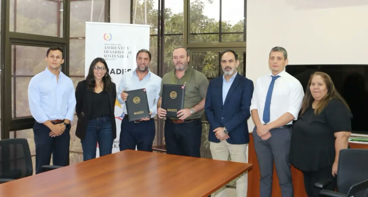 mambiente_py's tweet photo. Mades y Ecosecurities firman acuerdo para impulsar conocimientos sobre créditos de carbono y desarrollo sostenible

Te contamos más en este enlace: https://t.co/NK2iehBGDJ https://t.co/fLApebyktm