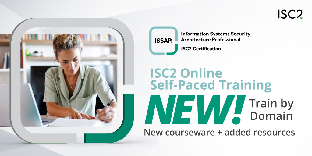 ISC2's tweet photo. Tomorrow! Learn all about newly enhanced Official #ISC2 Online Self-Paced Training for #ISSAP — plus a new path that removes the #CISSP requirement.
Register: https://t.co/2ClhvDZ5mN
#ISC2Events https://t.co/0skwiEe2kP