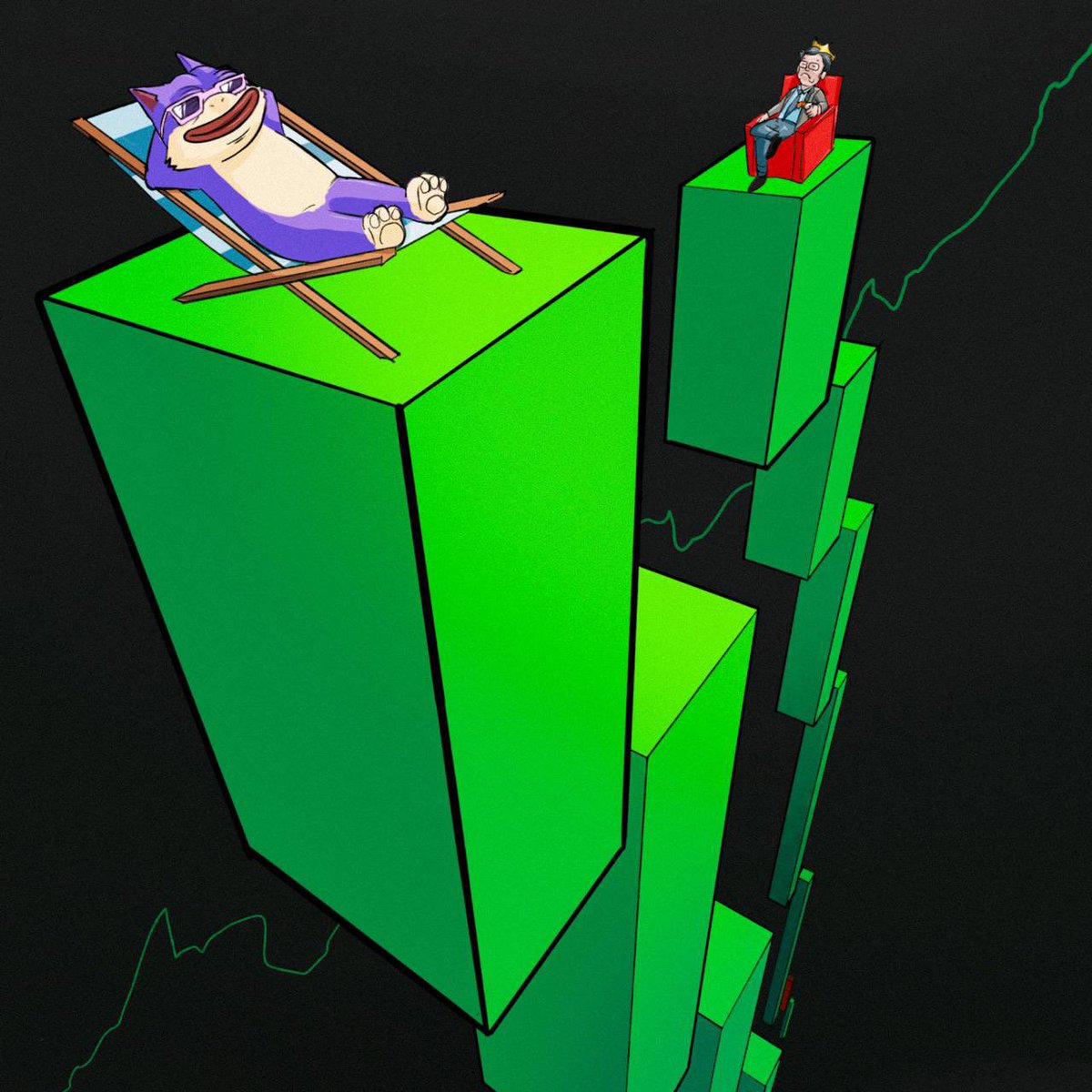 $DUKO and Satoshi just chillin lol 😂

We need more green candles!!! 🚀