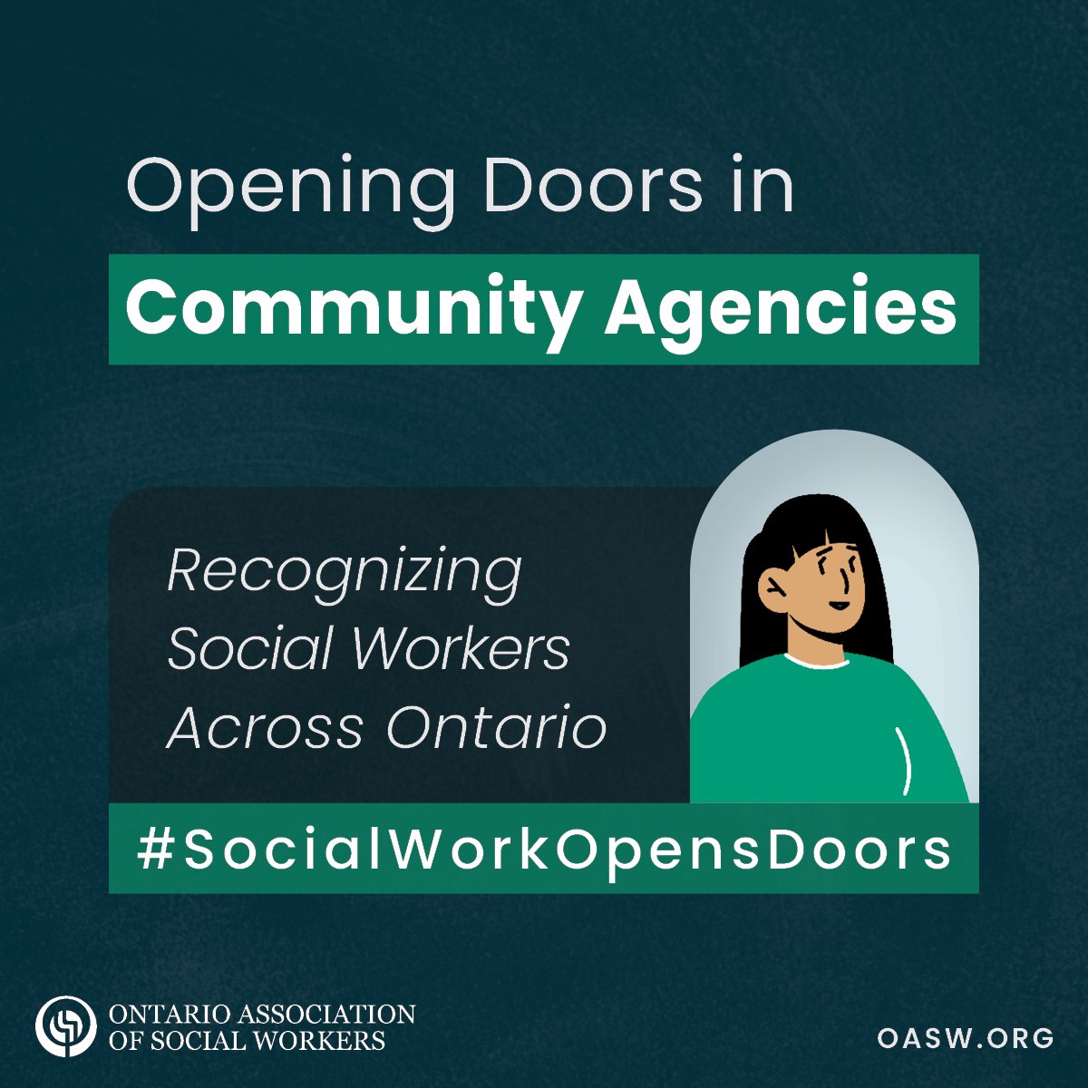 In communities large &amp; small, Ontario’s 24,000+ #SocialWorkers are there to intervene early, open doors &amp; deliver critical #MentalHealth supports when they're needed. This #SocialWorkWeek we celebrate of the Social Workers who comprise our clinical team. Thank you for all you do!