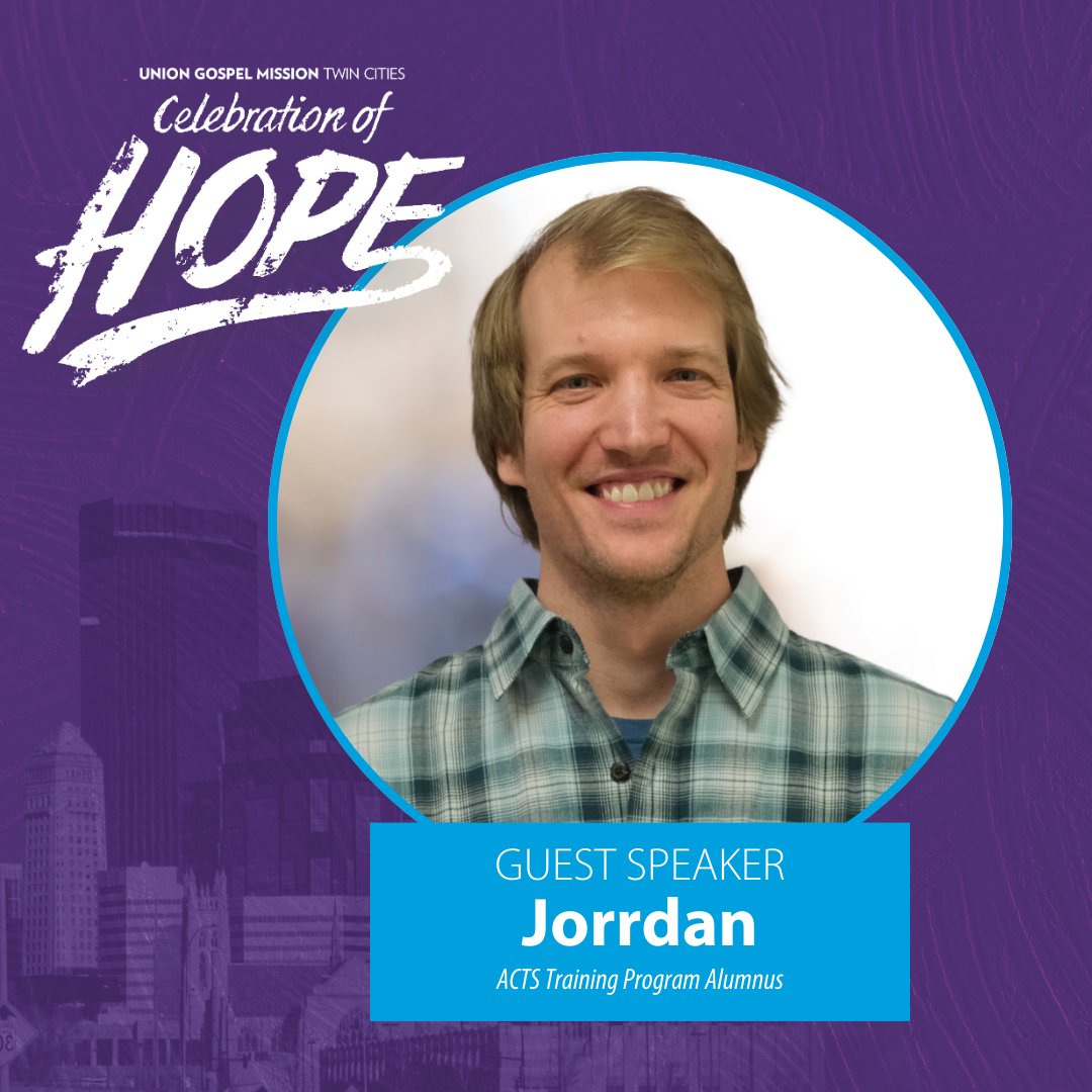 ugmtc's tweet photo. Join us as we hear from Jorrdan and celebrate the thousands of lives changed at Union Gospel Mission Twin Cities this year.

Friday, April 19, 2024 @ 6:30 p.m.

Register &amp; purchase tickets by April 4, 2024, at https://t.co/23k44fERdn. https://t.co/zpR3JowWpC