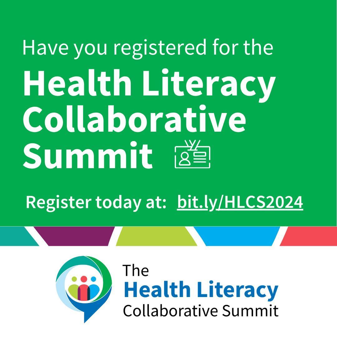 Early bird registration ends soon! Join us April 8-9 in Madison, Wisconsin for the Health Literacy Collaborative Summit. #HLCS2024 buff.ly/482jDxk
