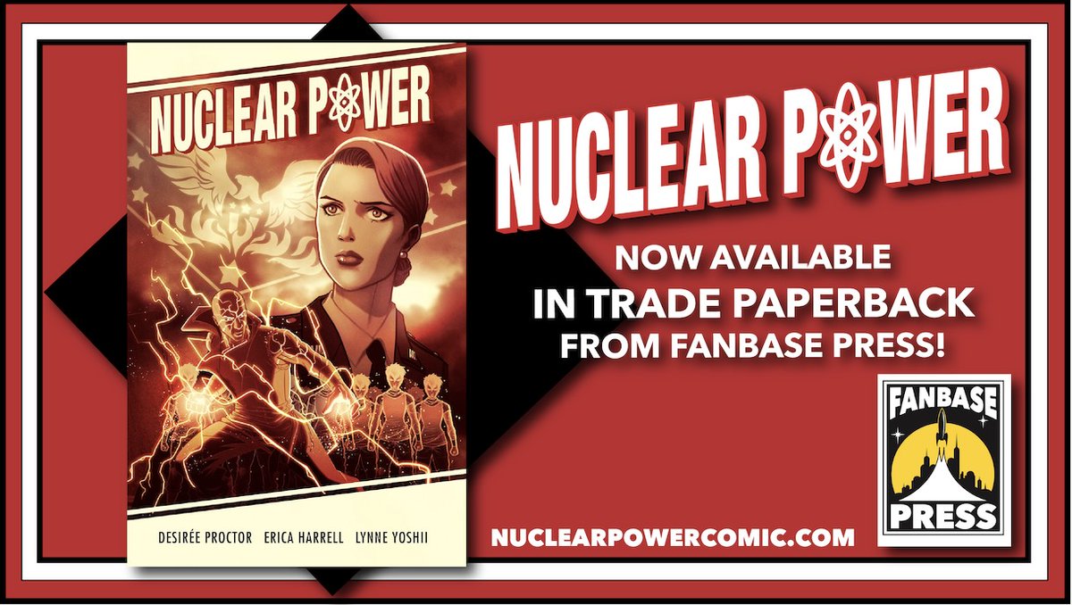 .@NuclearPwrComic is an award-winning #AltHistory series of the #CubanMissileCrisis from @Fanbase_Press akin to #TheHandmaidsTale meets #TheXMen | Available in a collected trade paperback! (@ericaharrell @ProtokittyArt @steveandes) #Latinx #ComicBooks fanbasepress.ecrater.com/p/34893017/nuc…