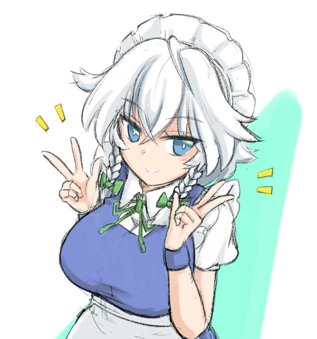 十六夜咲夜…顔がいいおもしろい女ʕ•͡ω•ʔ 