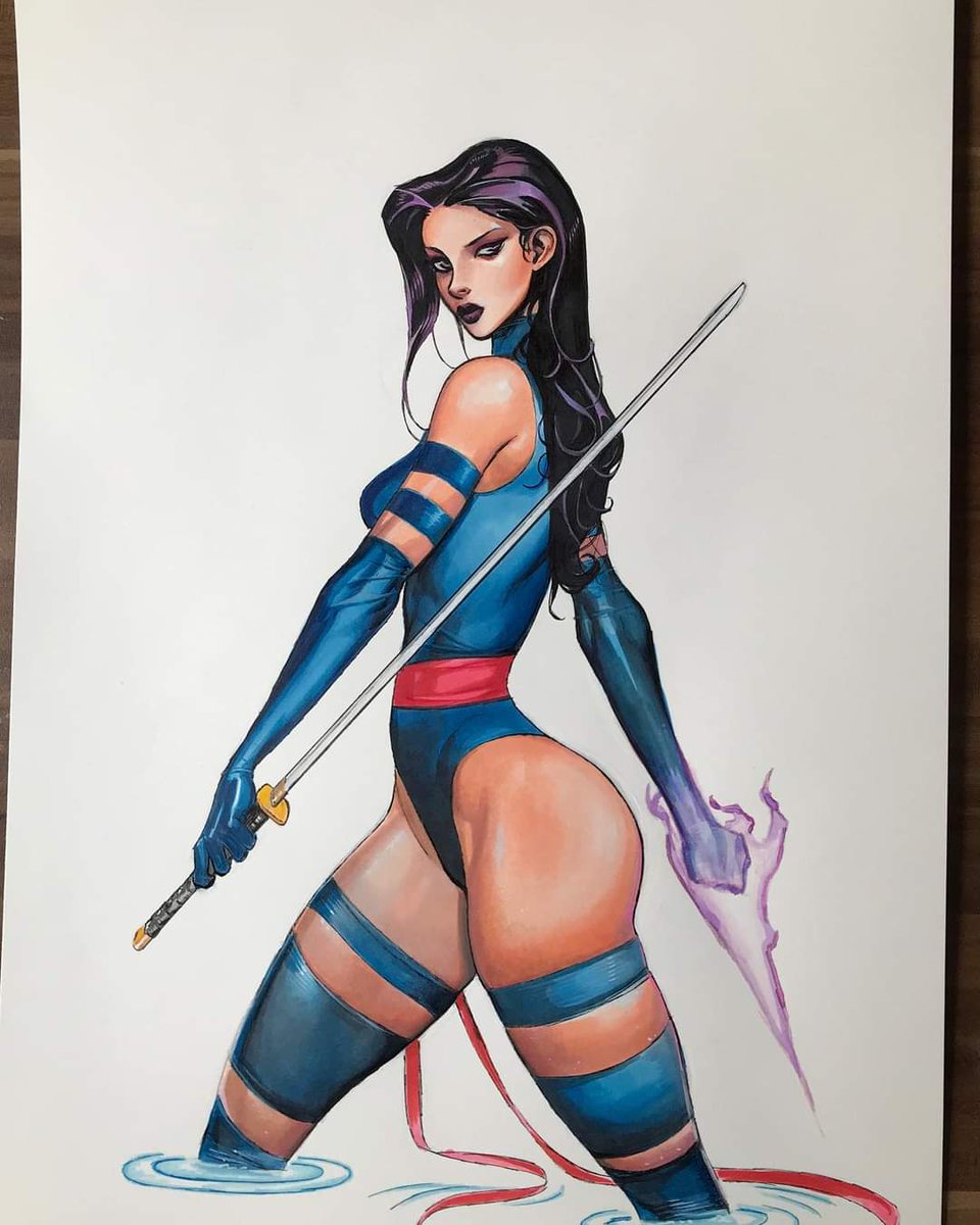 artofCelor's tweet photo. #psylocke commission https://t.co/DPS0rkSYg8