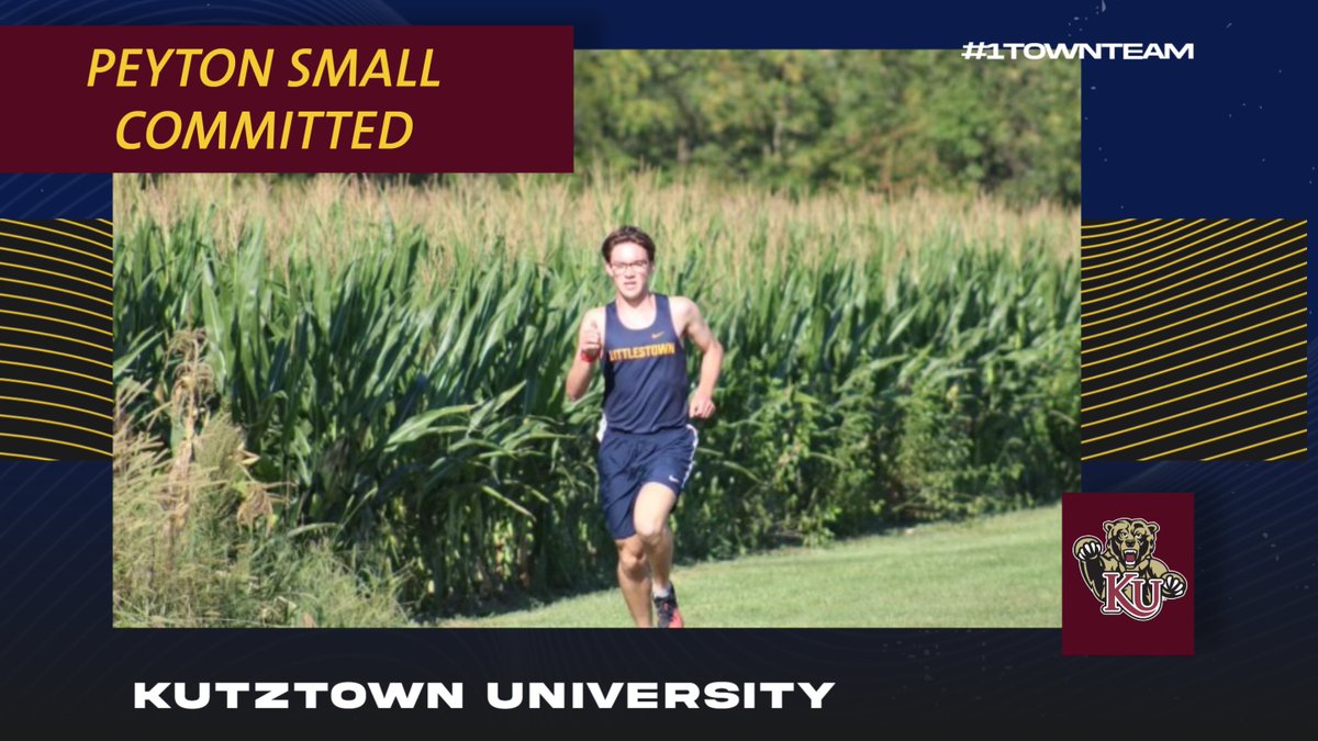 Big Congratulations to Peyton Small. He committed to run cross country and track &amp; Field at Kutztown University. Bolt Proud!