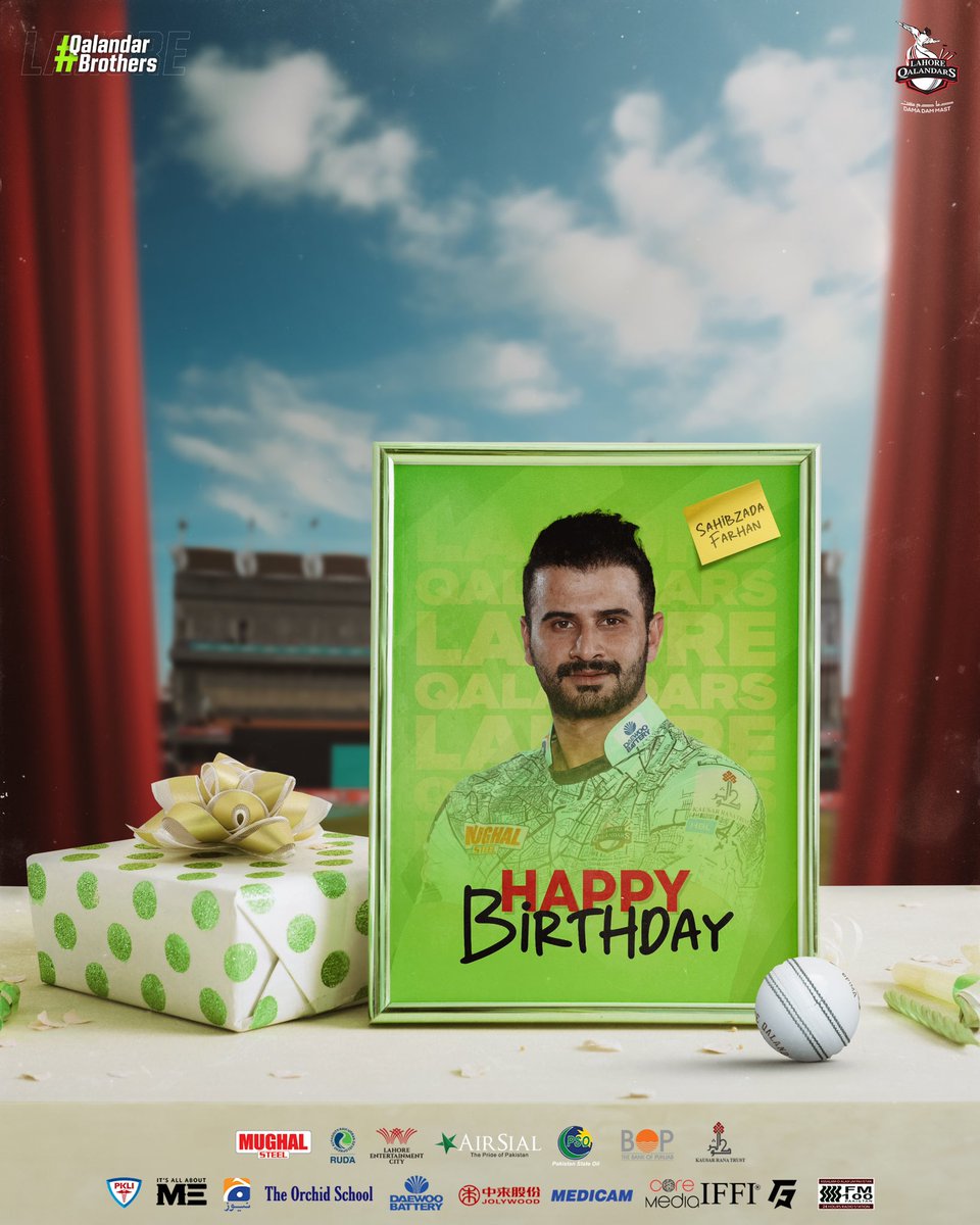 Happy Birthday, Sahibzada Farhan! 🎉 Your outstanding performances speak volumes: Pesently among the top 5 run-getter in PSL with 239 runs at a strike rate of 144.84 National T20 Cup 2023-24 12 Matches 492 runs One 100s and Four 50s *Quaid-e-Azam Trophy 2023-24* 7 Matches 847…