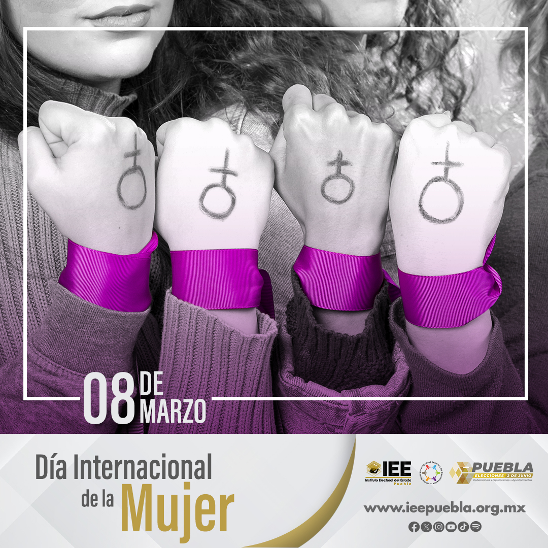 Puebla_IEE's tweet photo. Conmemorando el Día Internacional de las Mujeres, recordamos las luchas y resistencias que han tenido y donde sus voces han impulsado el reconocimiento de sus derechos. 🙋‍♀️Sigamos promoviendo el acceso de todas a una vida libre de violencia. 💜#DíaDeLasMujeres #8M https://t.co/kjYPm4UuG8