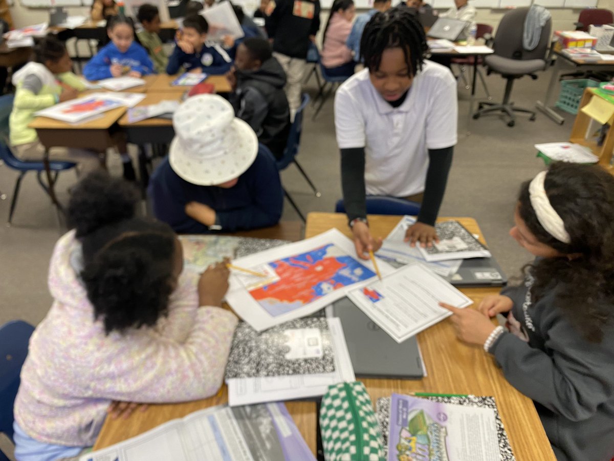 benjaminlgreen's tweet photo. I worked with our fifth graders as we opened our Interdisciplinary Unit on WW2. We examined and analyzed maps and tables to gain insight into Germany and Japan aggression that set the tone for the war. These historians were all in! More to come as we inquire into this topic! https://t.co/Evpqu3vJtK