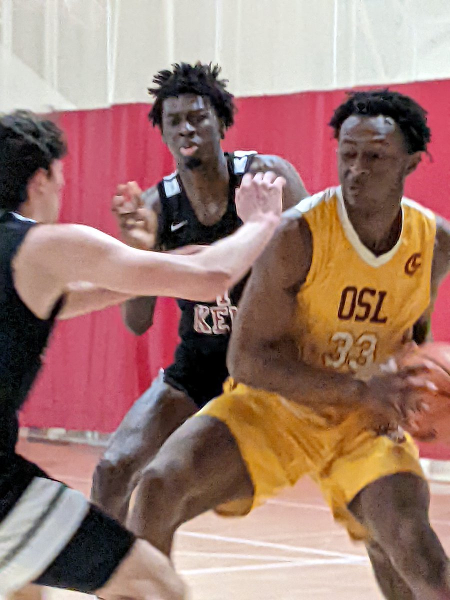 For OSL 6'1" Naceiar Kirksey #2 had 16pts 2 treys 4reb and the GW bucket, 6'3" Faquir Mosley #3 had 16pts 2 treys 5reb 2stls and 6'10" Ziyade Ndancky #33 added 10pts 2stls in the win.