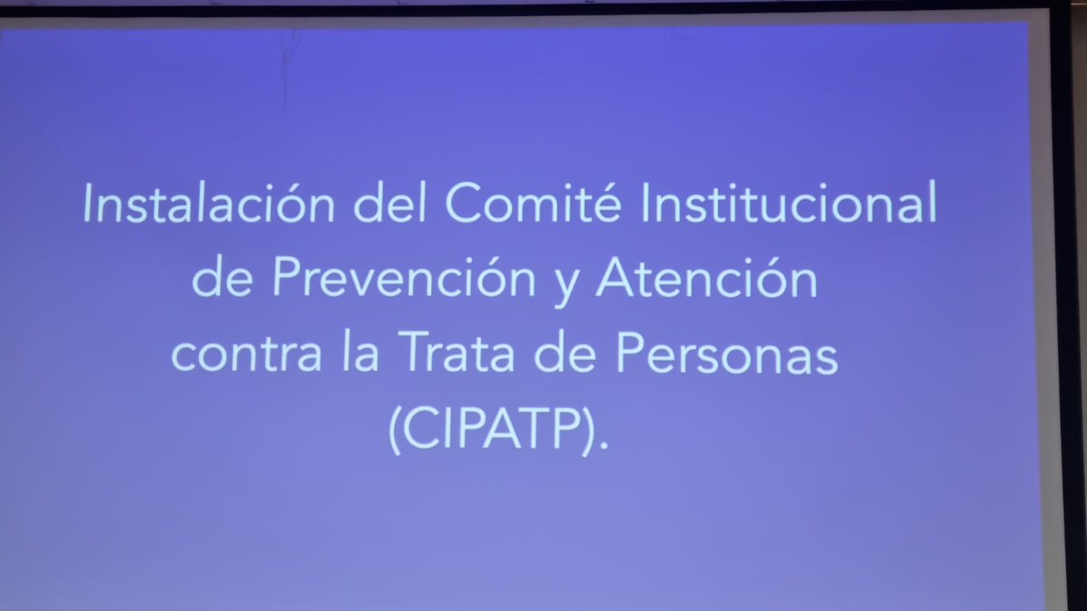 UNODC_ROPAN's tweet photo. #Panamá🇵🇦 I Acompañamos la instalación del Comité Institucional de Prevención y Atención contra la #TrataDePersonas del @MitradelPma. El trabajo digno y seguro es la mejor herramienta para prevenir el delito de la trata💙.
#EndHumanTrafficking https://t.co/vIvf3bvXh5