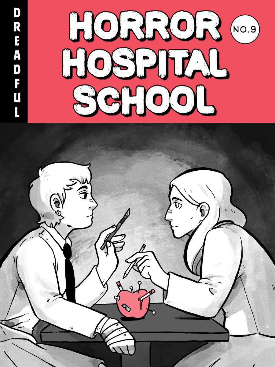 I'm BACK, from the DEAD, with more HORROR HOSPITAL SCHOOL (don't look up how long it's been I'm begging you) Chapter 9: Half Day Warning: This chapter probably has some of the goriest shit I've put on page 👹 horrorhospitalschool.com