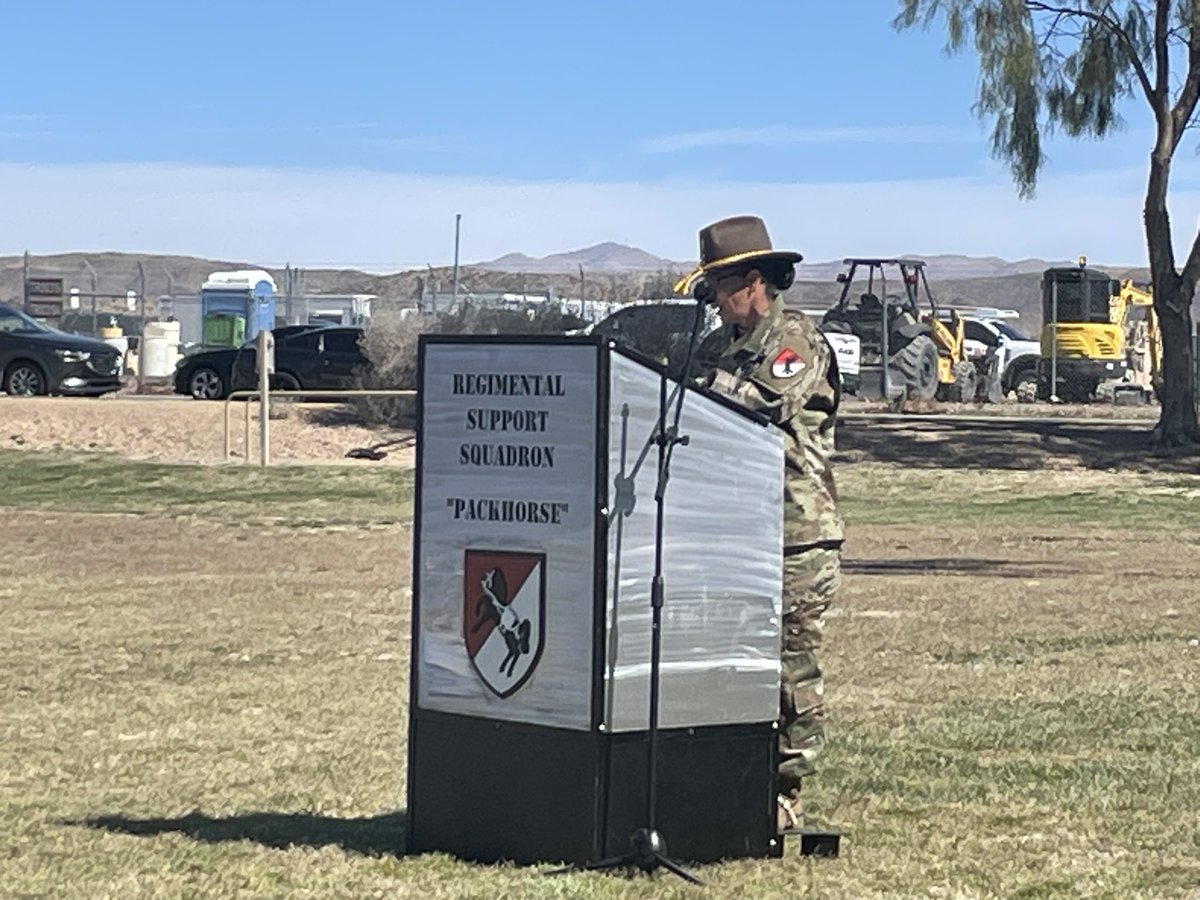 70thRCO's tweet image. ALLONS! Farewell to CSM Reeder-Hensley, you are a warrior and forever a BLACKHORSE TROOPER! Thank you for everything. Welcome CSM Bonner to the Best Damn Regiment and RSS! @11ArmoredCavReg @NTC_UPDATE @NTC_Lead07