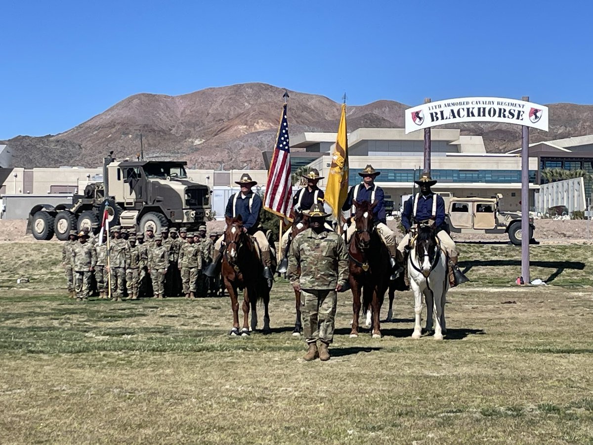 70thRCO's tweet image. ALLONS! Farewell to CSM Reeder-Hensley, you are a warrior and forever a BLACKHORSE TROOPER! Thank you for everything. Welcome CSM Bonner to the Best Damn Regiment and RSS! @11ArmoredCavReg @NTC_UPDATE @NTC_Lead07
