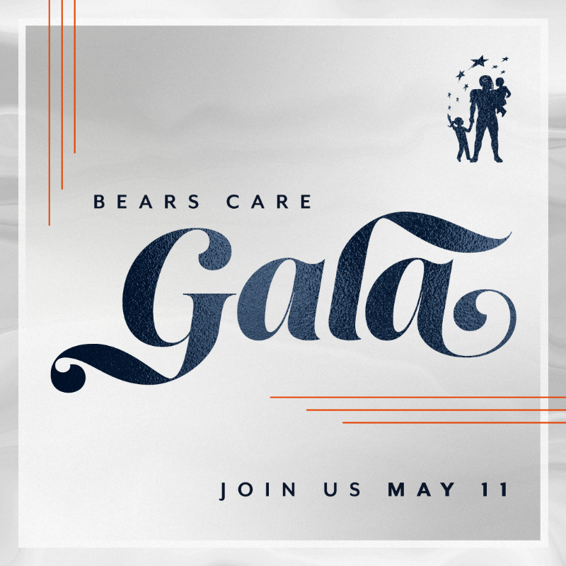 ChicagoBears's tweet photo. Tickets for the 27th annual Bears Care Gala are on sale now! 

Join us for a night in support of women’s cancer research &amp; treatment throughout Chicago.