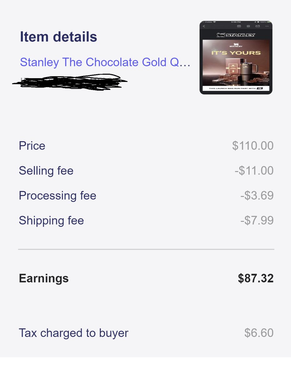 TopCooks's tweet image. Copped for $50

Sold for $87.32

$37.32 profit per cup 🤑🤑🤑