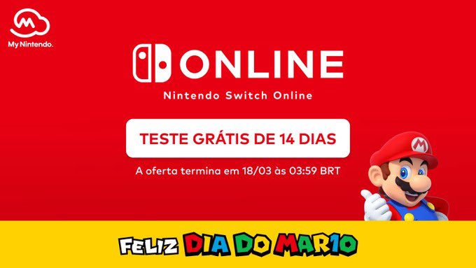 PHSensei_'s tweet photo. Se liga nesse presente!! 14 dias grátis de Nintendo Switch Online ✅✅

É super fácil resgatar, só entrar no My Nintendo!

https://t.co/70aqD7PnWE https://t.co/Bpf9YZMojz