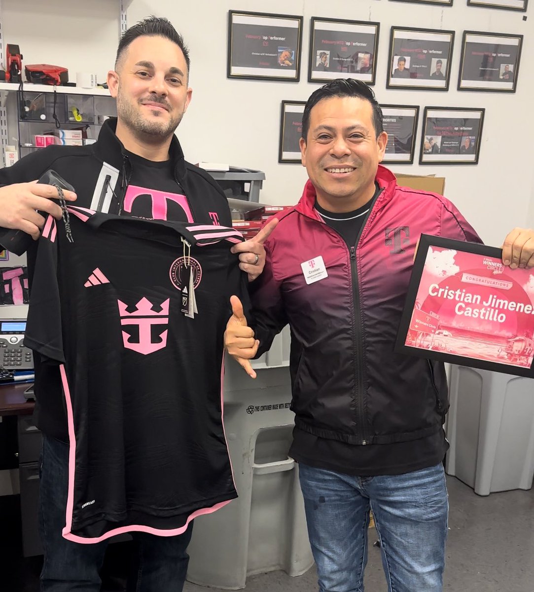 Huge congrats to Cristian out of Gburg for winning annual winners circle! He is a Huge Messi fan and will be going to watch the goat 🐐 in person. <a href="/SellPhones4/">EB</a> <a href="/tglover187/">Terrance Glover</a>
