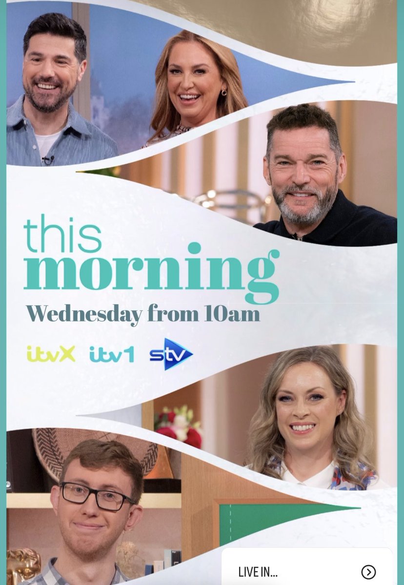 Back on This Morning from 10am with this lovely lot! 🥳 There’s LOADS of Mother’s Day freebies and deals for this weekend that I’ll be talking through! 😊 Do tune in if you can - and thanks for all your lovely support so far this year 🥰