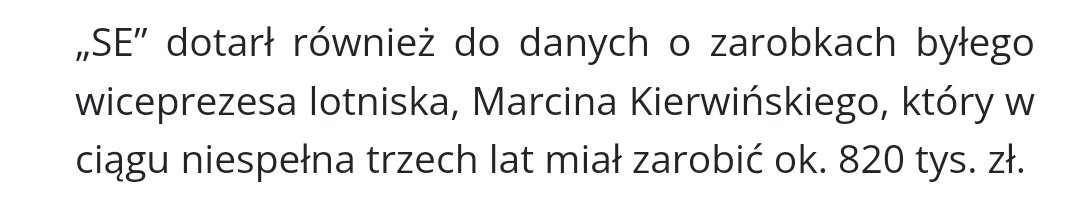 pawel_zariczny's tweet image. #IndeksBigMaca
A wiecie, że jeden wiceprezes @WMI_Airport #Modlin w latach 2007-2010 w ciągu niespełna trzech lat zarobił 820 tyś. zł jeszcze przed otwarciem lotniska?

Czyli za średnie miesięczne wynagrodzenie netto wg. #IndeksBigMaca mógł kupić wtedy 1870 burgerów.

Za swoje…