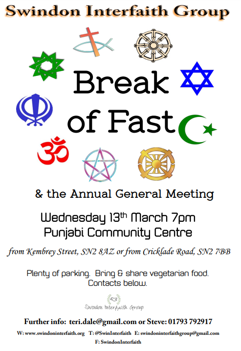 SwinInterfaith's tweet photo. We look forward to seeing you at the Punjabi Community Centre Kembrey Street, SN2 8AZ or from Cricklade Road, SN2 7BB. #swindon #interfaith #fasting #islam #Bahai https://t.co/ly4EGY1ExL