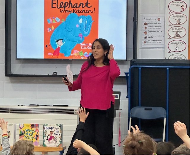 Something wild was going on at @bank_primary with @SmritiPH this morning! KS1 and Reception found Elephants in their Kitchens, talked about how we can care for our planet and topped it off with a good old sing-along. They had a fantastic time! #WorldBookDay2024