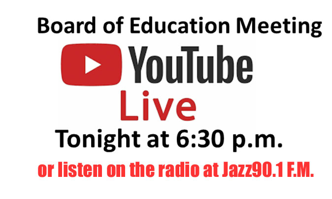 As a reminder, Board Meetings are now held at 1790 Latta Rd., the new Transportation & Support Services Facility. Tonight's meeting will also be live-streamed on YouTube at the following link. You can also listen at Jazz90.1 on your FM radio. ow.ly/vIYv50KBuEf