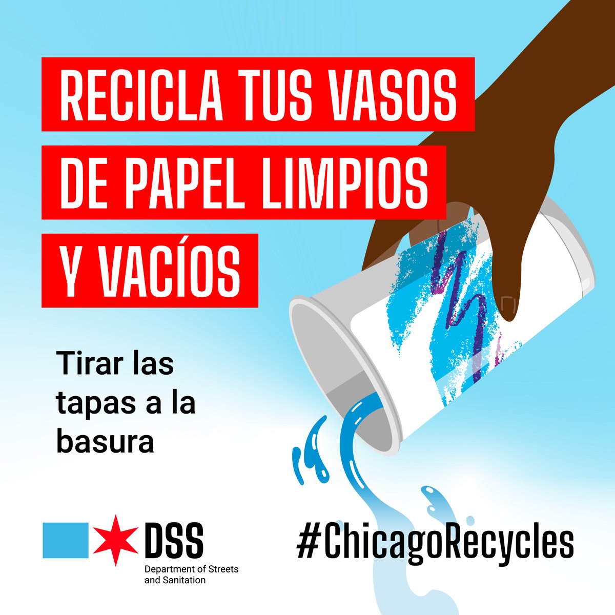 When you grab that cup of coffee or a drink with takeout, please know those paper cups are now #recyclable in #Chicago! And recycling helps ensure reuse of materials, which assists with the fight against #climatechange. More: chicagorecycles.org #chicagorecycles