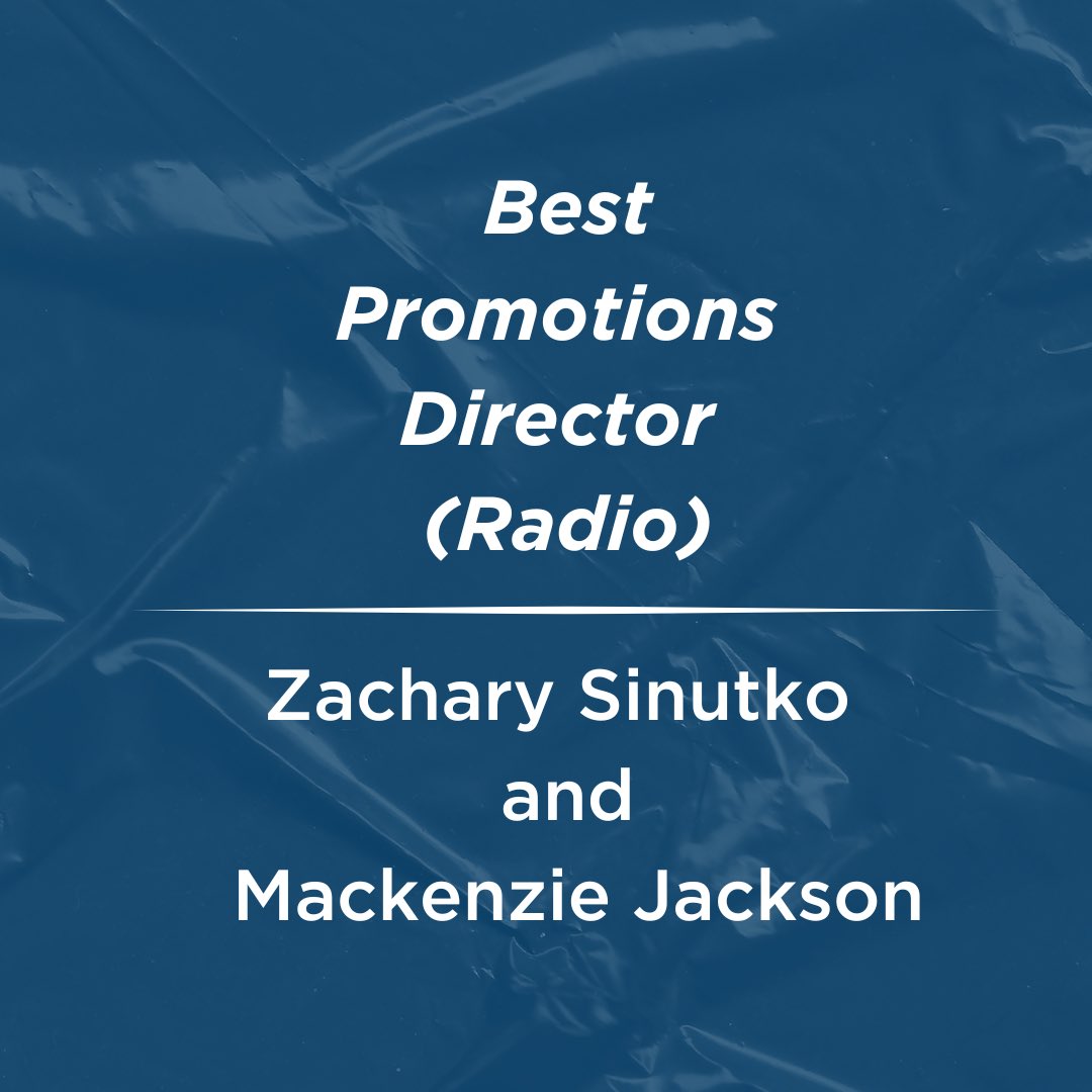 Thank you to @ibsstudentmedia for awarding @wjcu887 with four awards! Congratulations to each of our winners and the station!