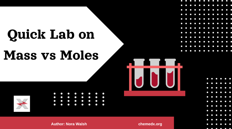 This quick / low-prep stoichiometry lab helps students visualize why they must convert mass into moles before performing stoichiometry calculations. bit.ly/QUKlab