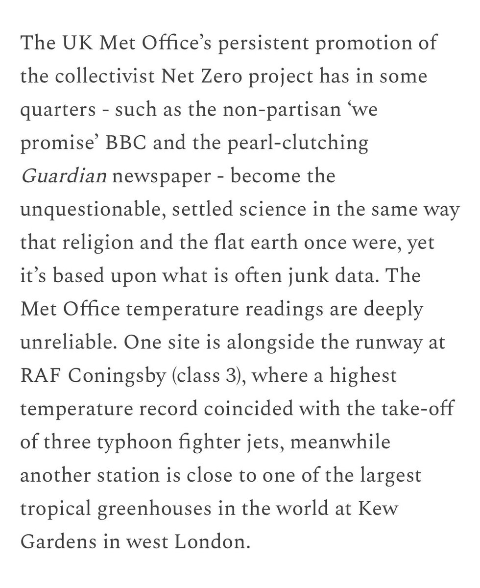 Another very good Substack by my friend @TomAngel1001 “Net Zero is based on junk data. remind you of anything..? (cough, covid)”👇🏻 Read and share, guys! tomed.substack.com/p/net-zero-is-…