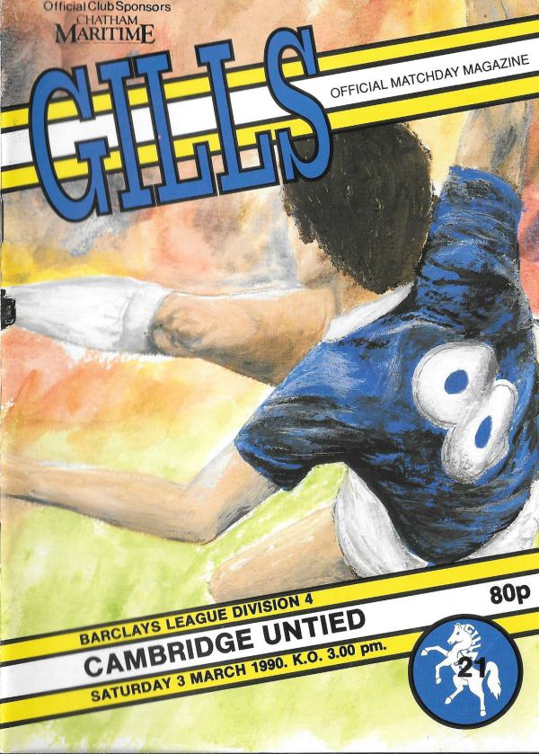 Siderian (@siderianuk) on Twitter photo #IFellInLove with <a href="/TheGillsFC/">Gillingham FC</a> at my first game aged 7, beat Cambridge "Untied" (love the typo!) in March '90. The sound of the crowd, the smell of hotdogs, the players, the goal, the win. Convinced one of my offspring to fall in love with Gills too, still working on the other! #IFellInLove with <a href="/TheGillsFC/">Gillingham FC</a> at my first game aged 7, beat Cambridge "Untied" (love the typo!) in March '90. The sound of the crowd, the smell of hotdogs, the players, the goal, the win. Convinced one of my offspring to fall in love with Gills too, still working on the other!