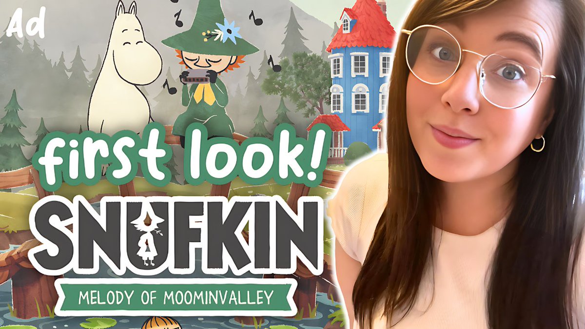 #ad Are you in need of a new cozy game? I had a first look at Snufkin: Melody of Moomin Valley! Click below for the video! Thank you so much to @hypergames and @rawfury for the sponsor!🌼 #cozygames