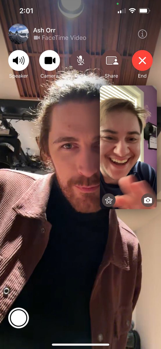 PsychopompMike's tweet image. Hey everyone. Just talked to my best friend on FaceTime!