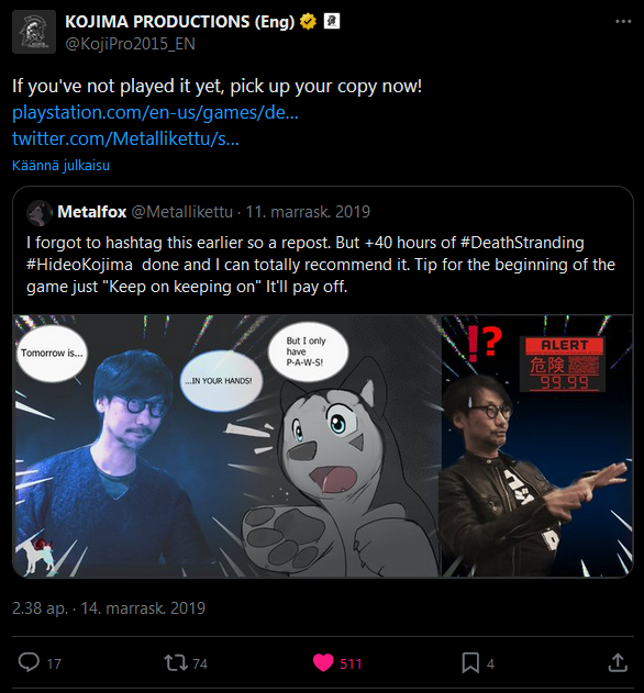 Metalfox tweet media