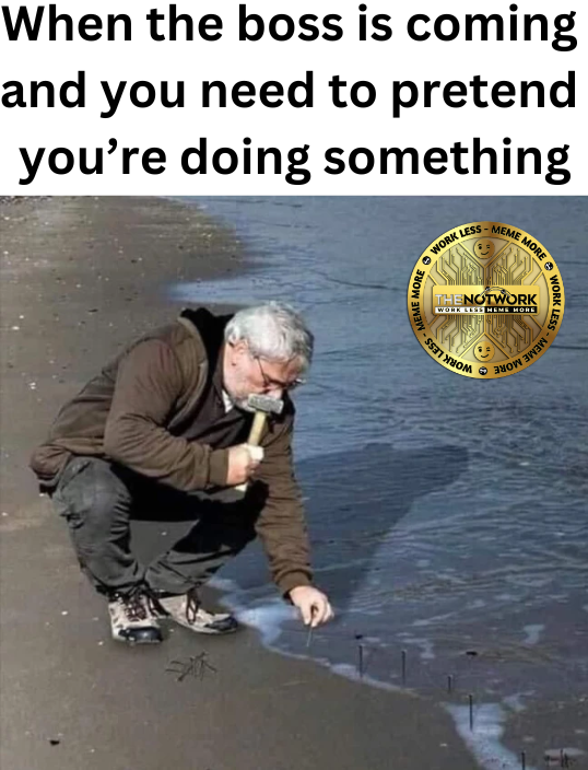 0xTheNotwork's tweet image. What is your best "pretending to work" story? 

#notwork