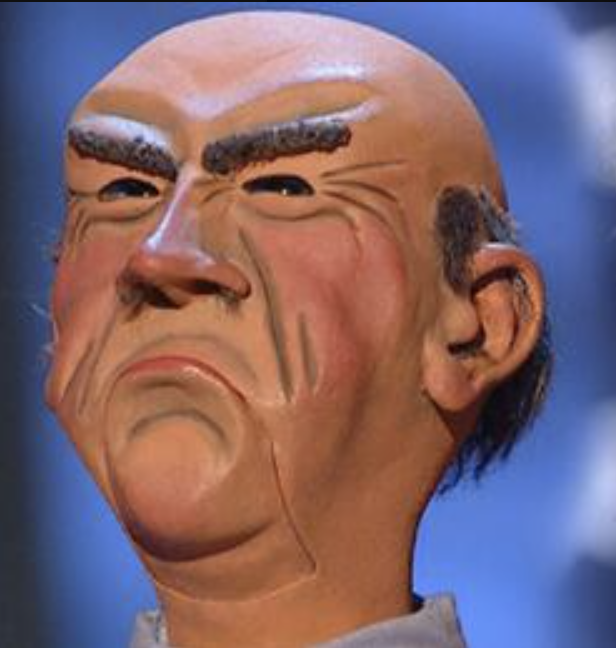 TimRunsHisMouth's tweet photo. It's amazing how alike these two puppets are. https://t.co/z8TnGZG0yP
