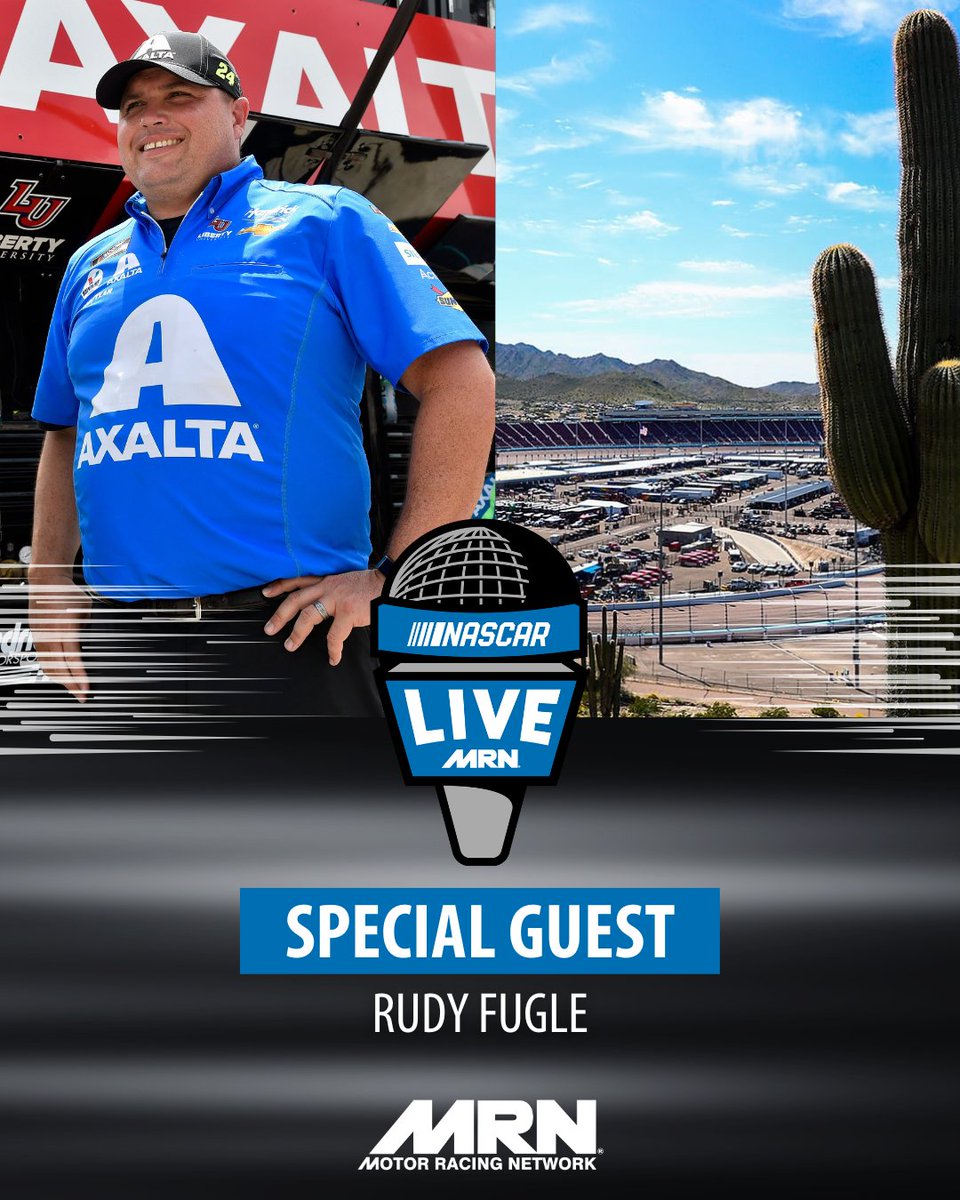 #NASCARLive is back tonight at 7 p.m. ET! 🎙️ ➡️@ToddBGordon sits down with @TheMikeBagley. ➡️ Rudy Fugle discusses the new short track package with the MRN Crew Call duo. ➡️We detail the 60-year history of @phoenixraceway. #AskMRN | #NASCAR