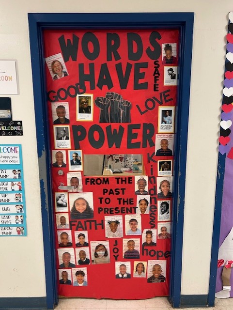 Check out our beautifully decorated classroom doors celebrating Black History Month! Each door tells a unique story honoring the contributions of the Black community. #BlackHistoryMonth #ClassroomDecor #CelebratingDiversity