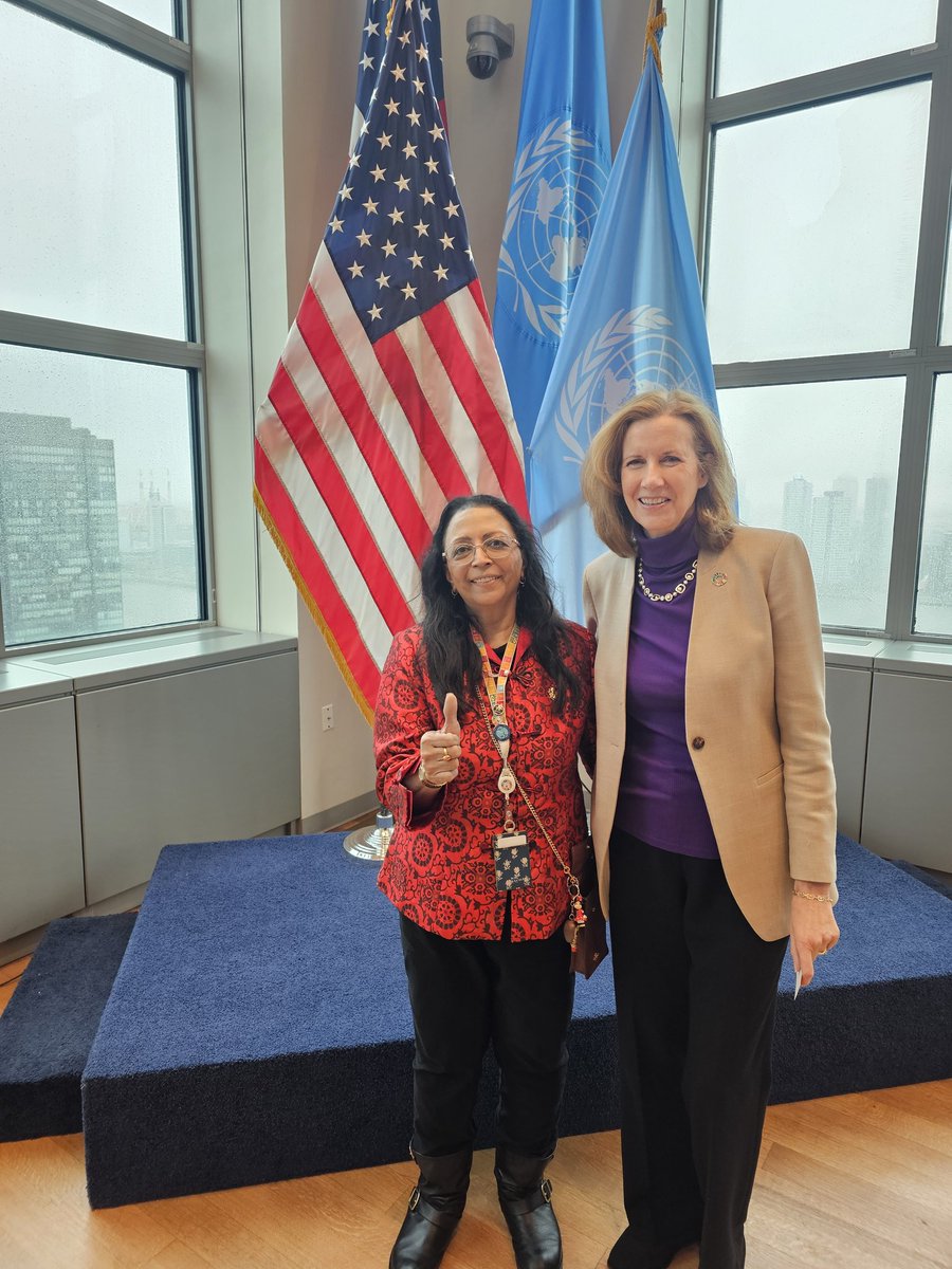 I am honored to have met Ambassador Carty at the US Mission CSW briefing. A Previlege to be on her team as public delegate of the official US delegation to 66 UN CSW 2022. @AMWADoctors @nymedcollege @womeninGH #CSW @USUN @NGO_CSW_NY @PublicHealth