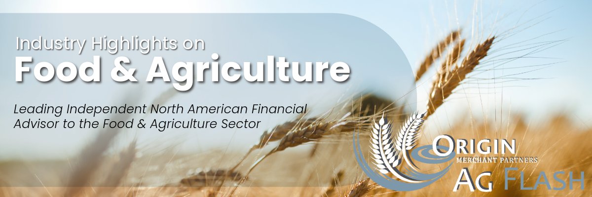 OriginMerchant's tweet image. Our February Ag Flash is out! Click to read our monthly roundup of deal activity in the Agrifood space: originmerchant.com/wp-content/upl…  #Agrifood #DealActivity #Mergersandacquisitions #NorthAmerica